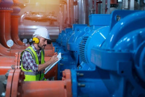 Pipe Flange and Valves Image